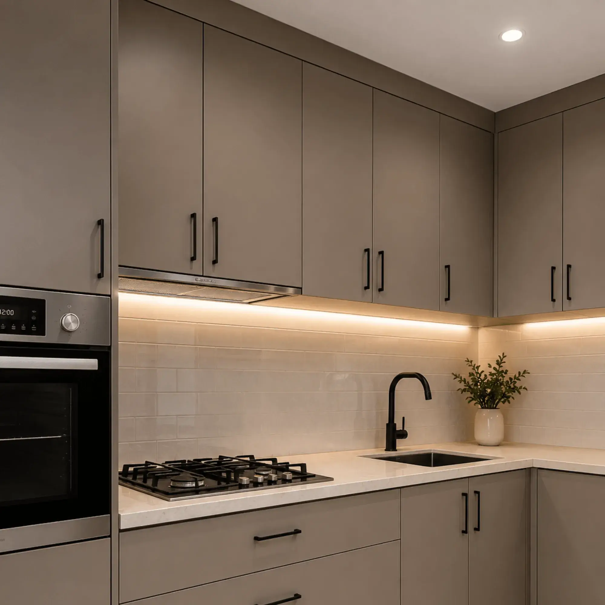 Vinyl Wrap Kitchen Backsplash Dubai