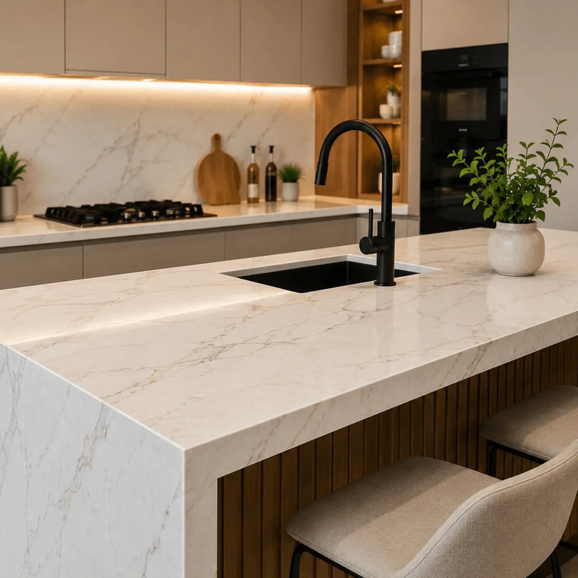 Vinyl Wrap Kitchen Counters Dubai